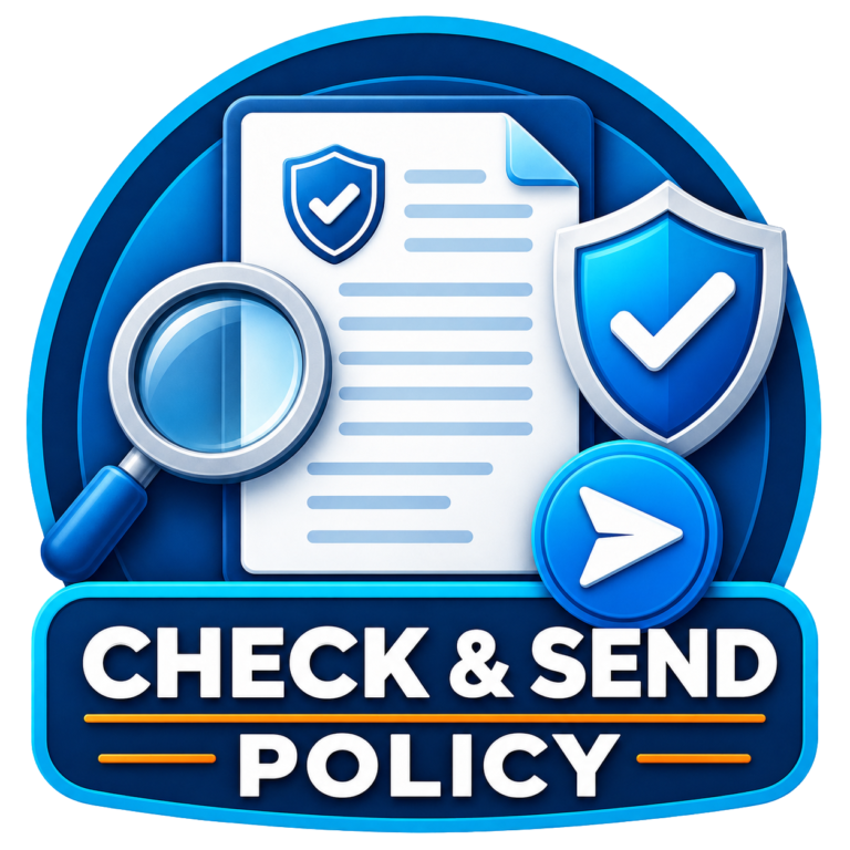 Check & Send Policy