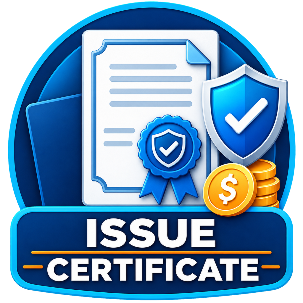 Issue Certificate
