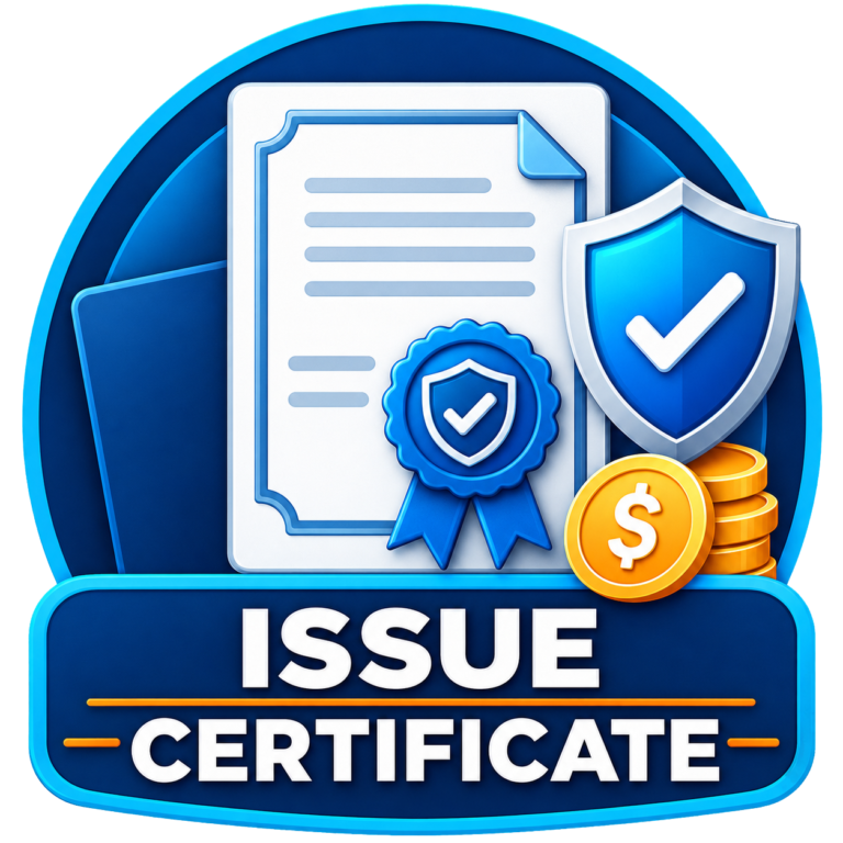 Issue Certificate